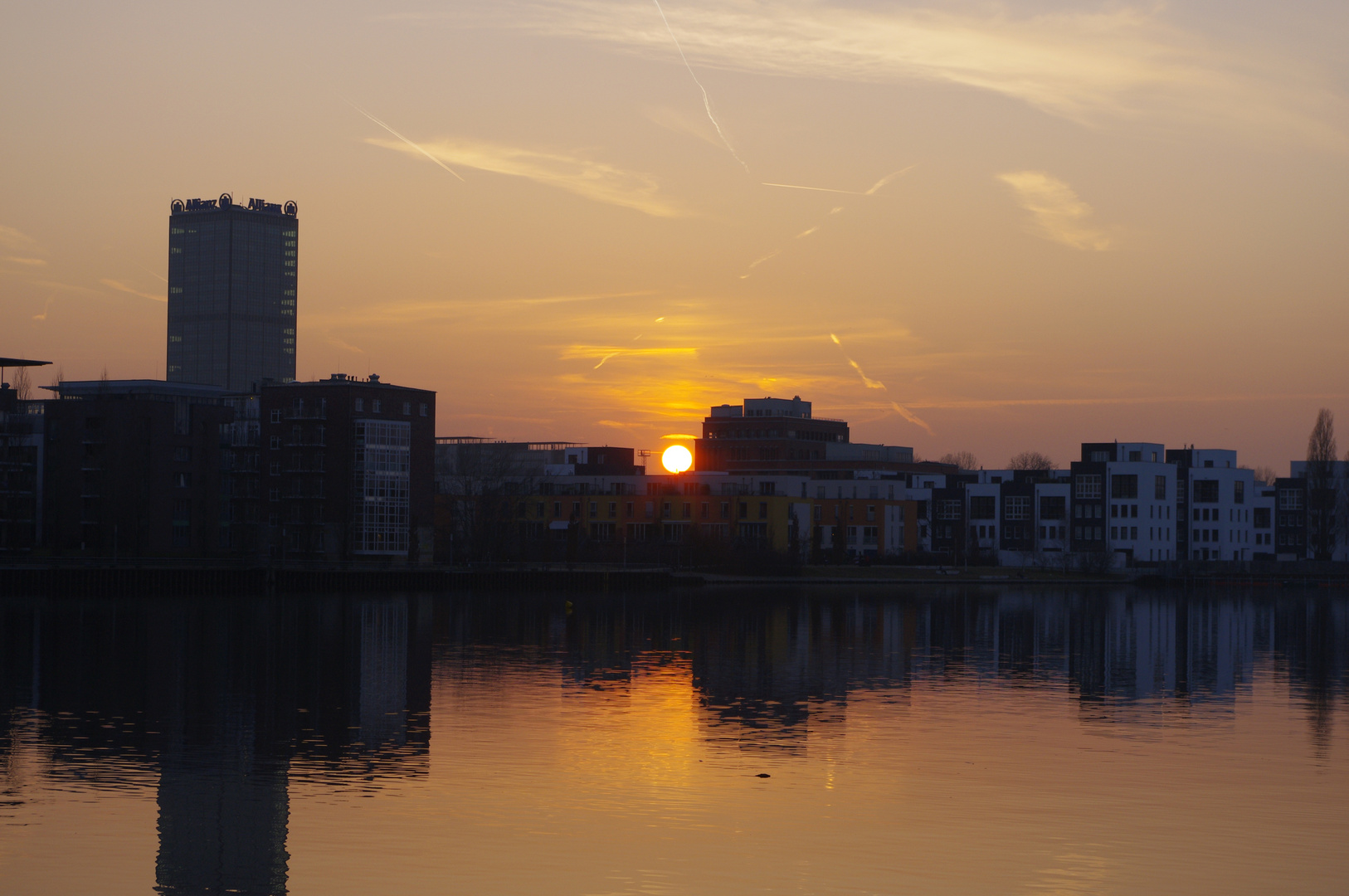 Berliner Sonnenuntergang