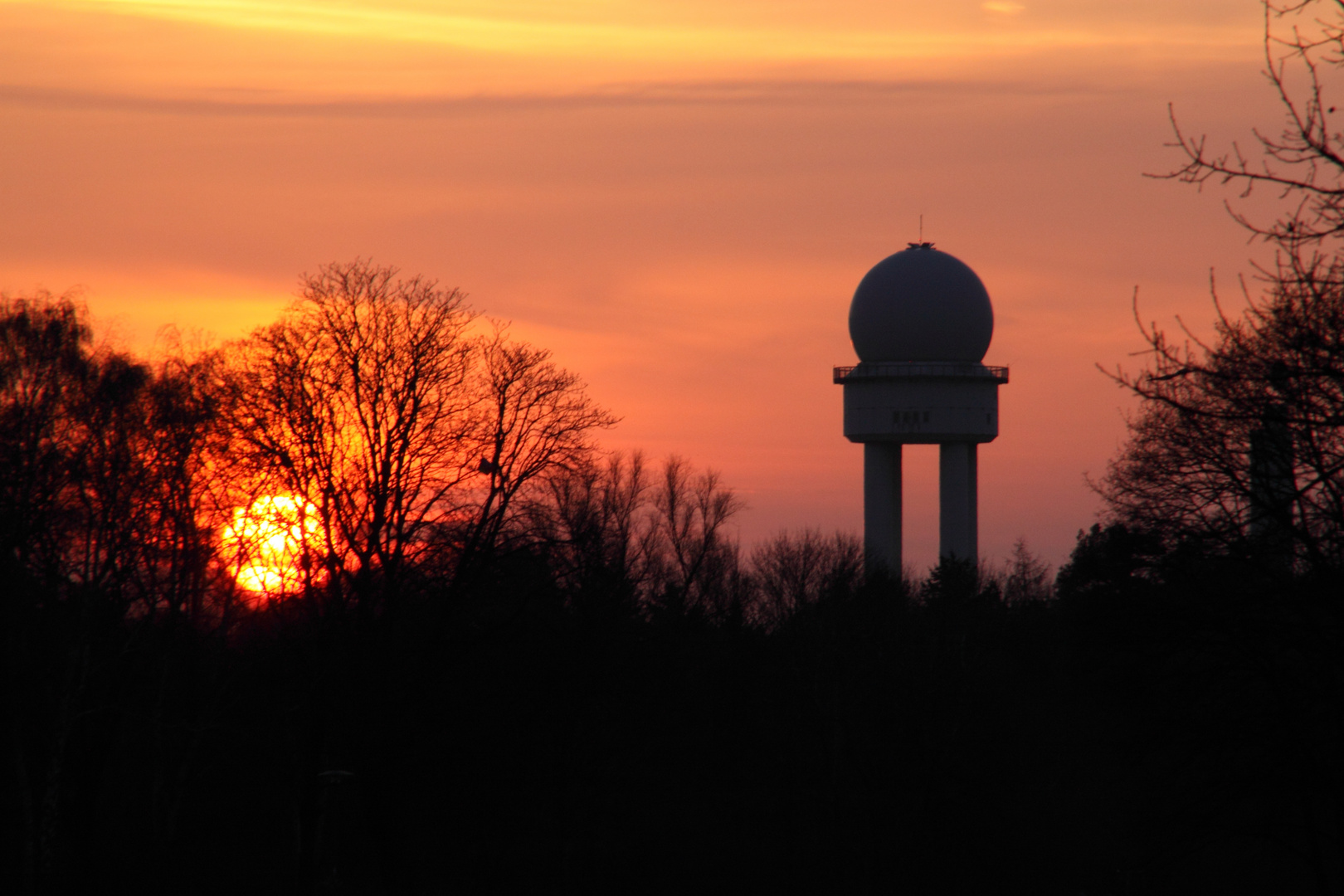 Berliner Sonnenuntergang