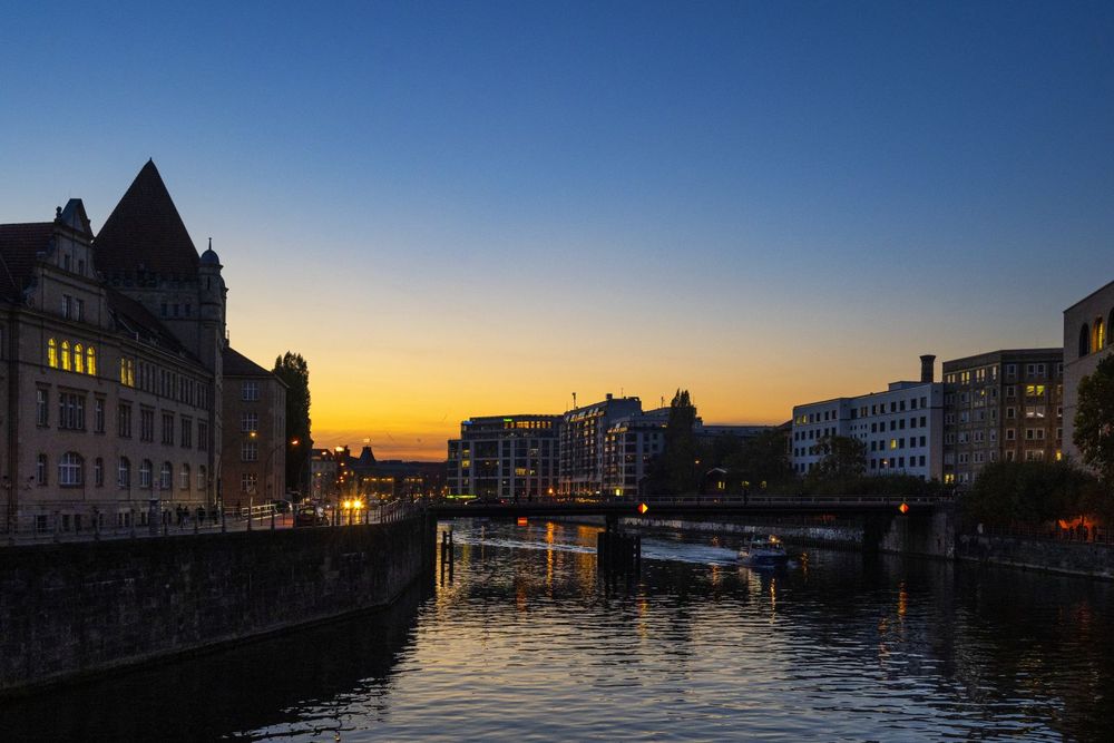 Berliner Sonnenuntergang