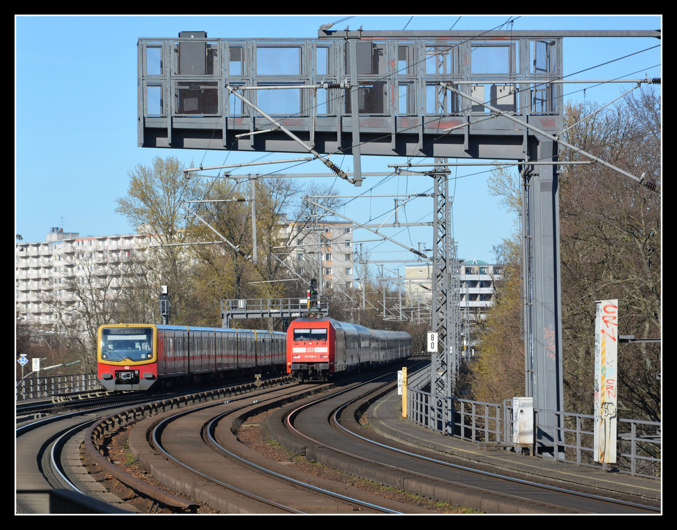 Berliner Stadtbahn - Parallelfahrt