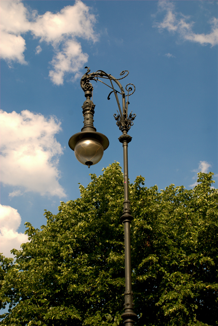 Berliner Straßenlampe