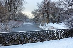 Berliner Tiergarten verschneit