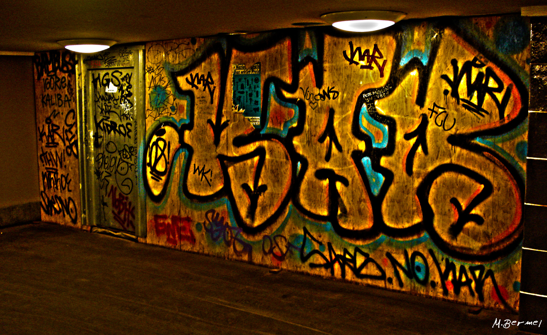 Berliner U-Bahn Graffiti