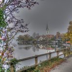 Berlingen im Nebel