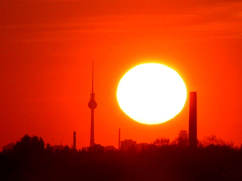 Berlinkulisse am Abend