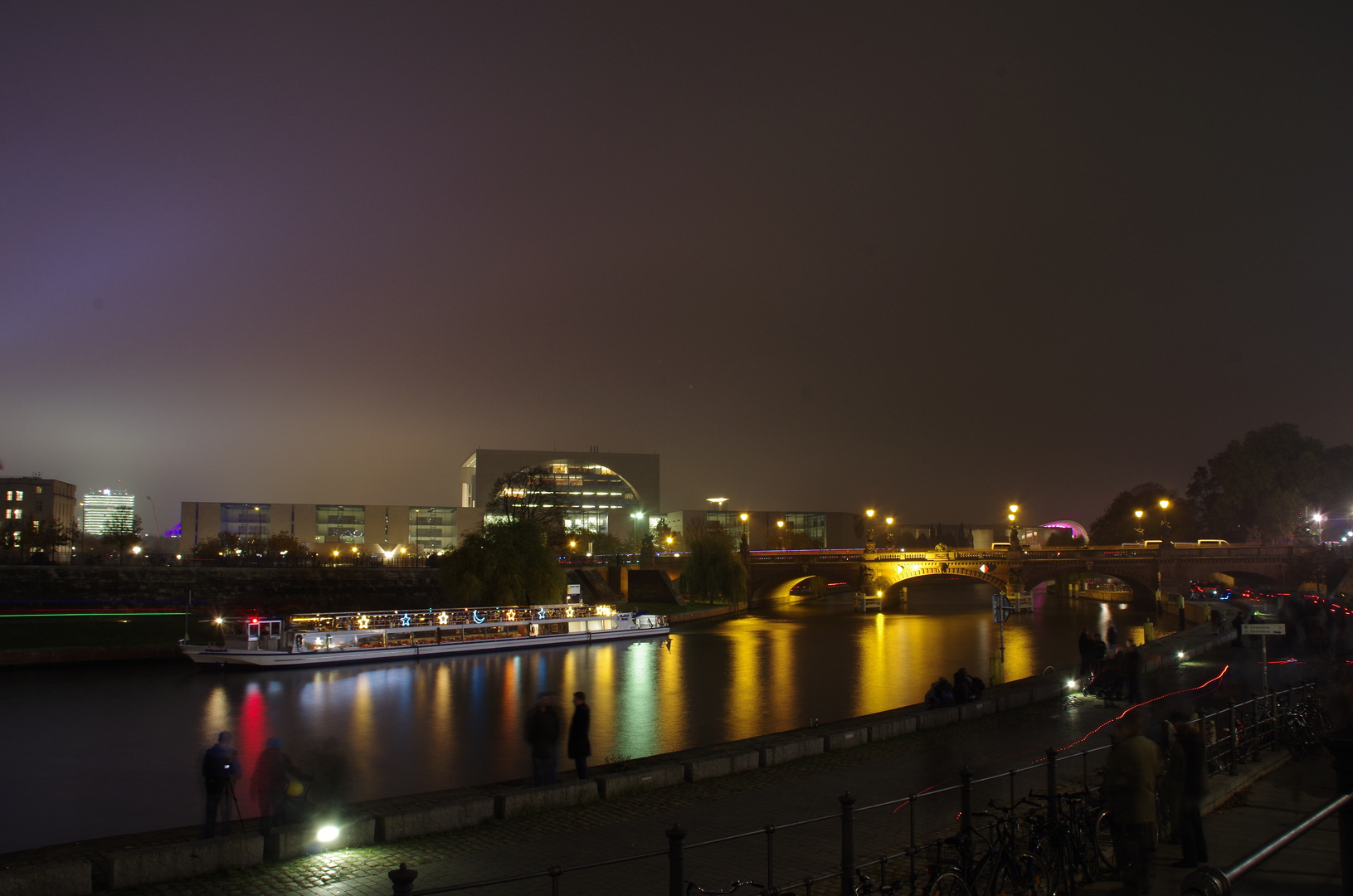 Berlin_Regierungsviertel bei nacht
