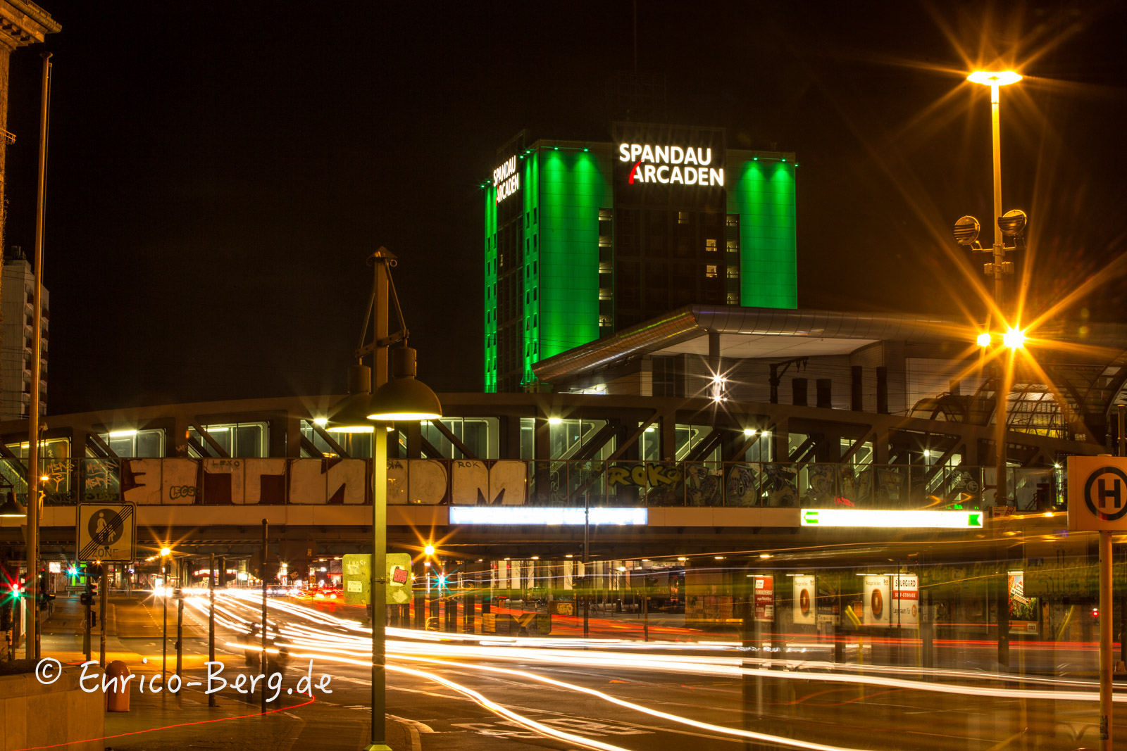 Berlin/Spandau bei nacht