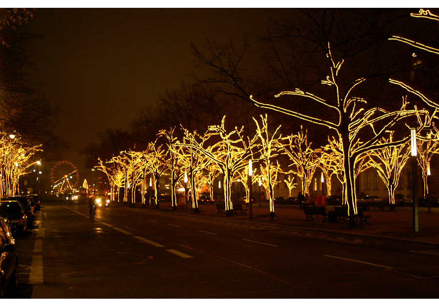 Berlin_Unter den Linden_Weihnachten bei Nacht