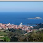 Bermeo y la isla de Izaro (Vizcaya)