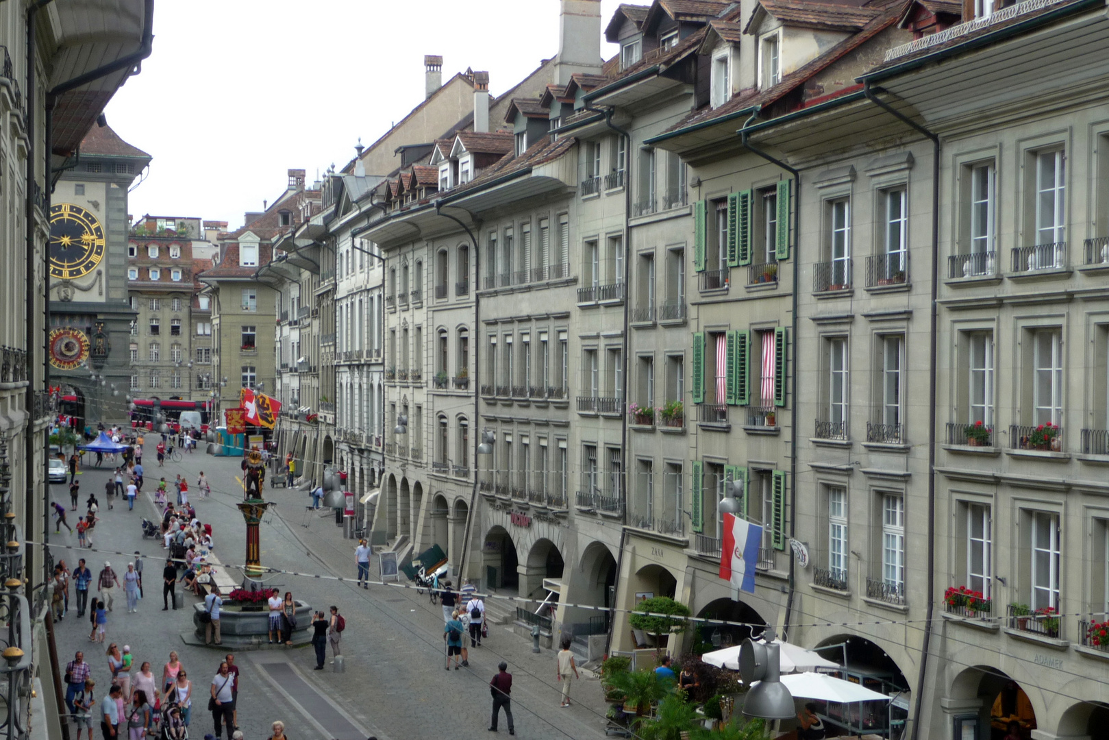 Bern - Altstadt - Blick vom Einsteinhaus