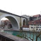 Bern Altstadt mit Nydeggkirche und Nydeggbrücke