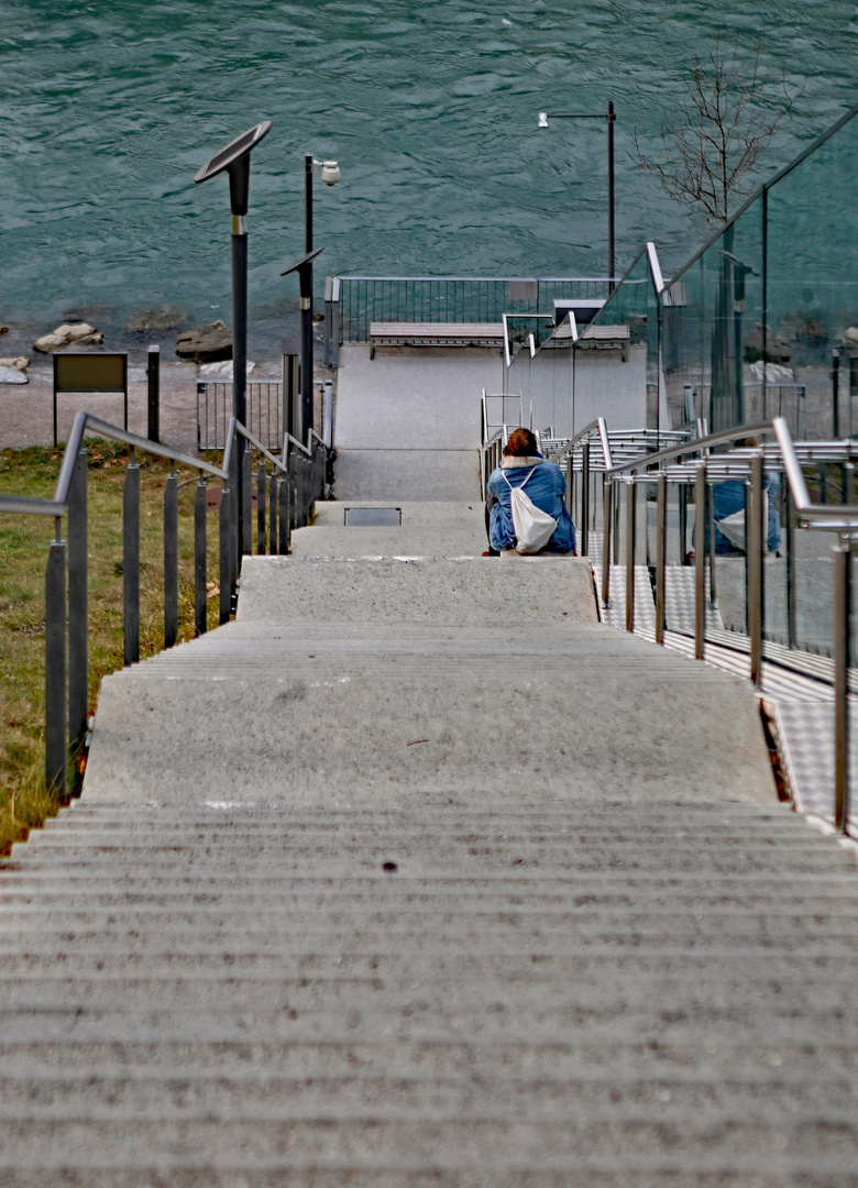 Bern Altstadt, Treppe neben Bärenpark