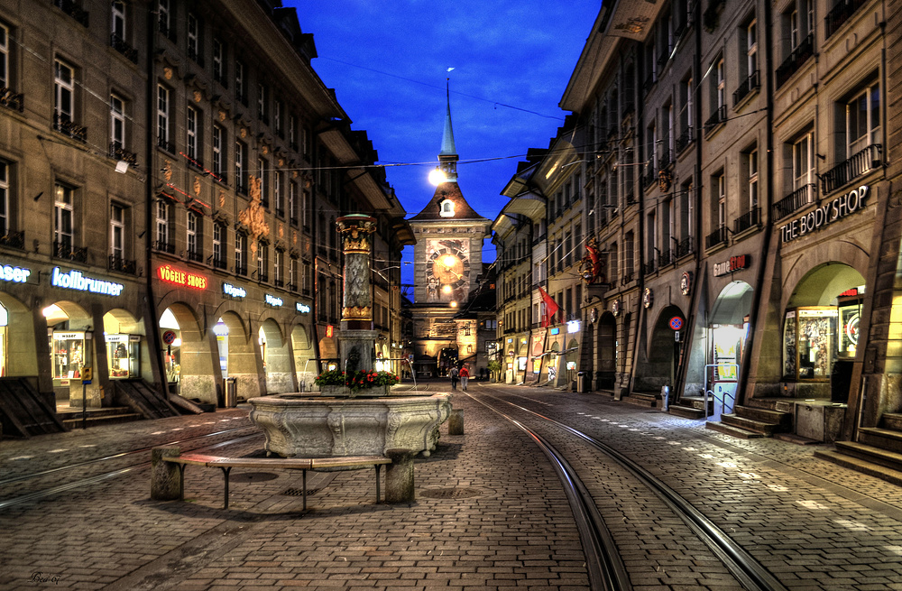 Bern bei Nacht ...