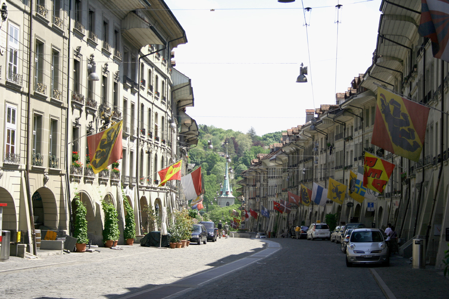 Bern - Gerechtigkeitsgasse in der Altstadt