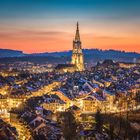 Bern im Abendrot