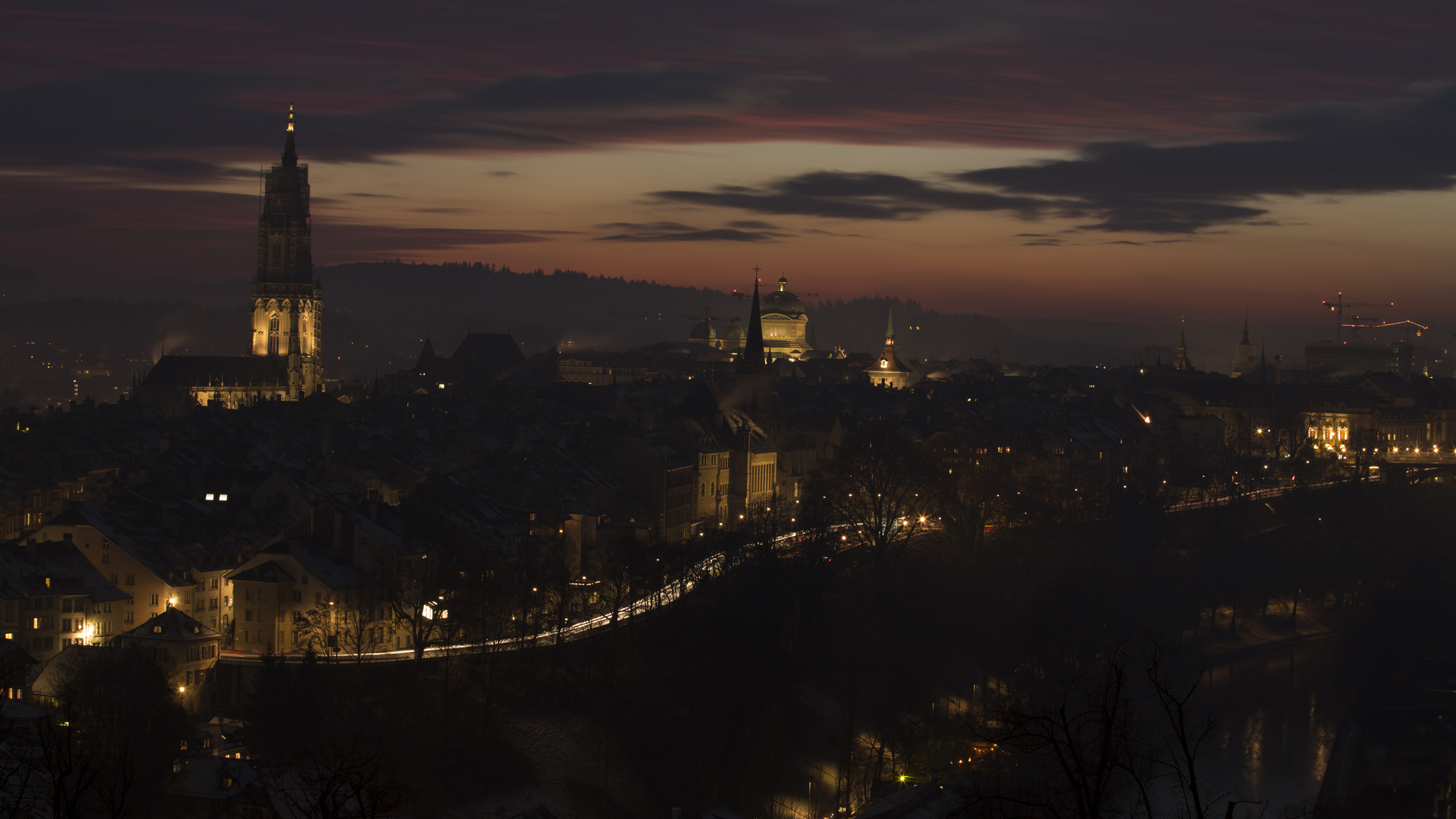 Bern in Abendstimmung..