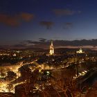 Bern in der Dämmerung vom Rosengarten aus II