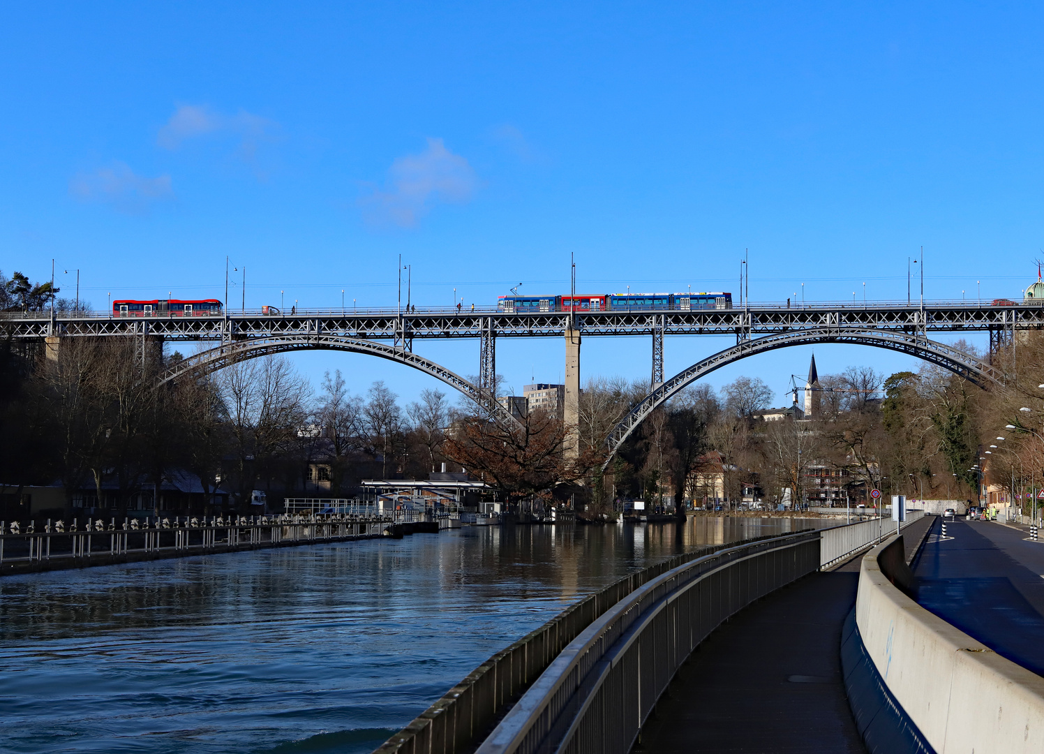 Bern, Matte mit Kirchenfeldbrücke