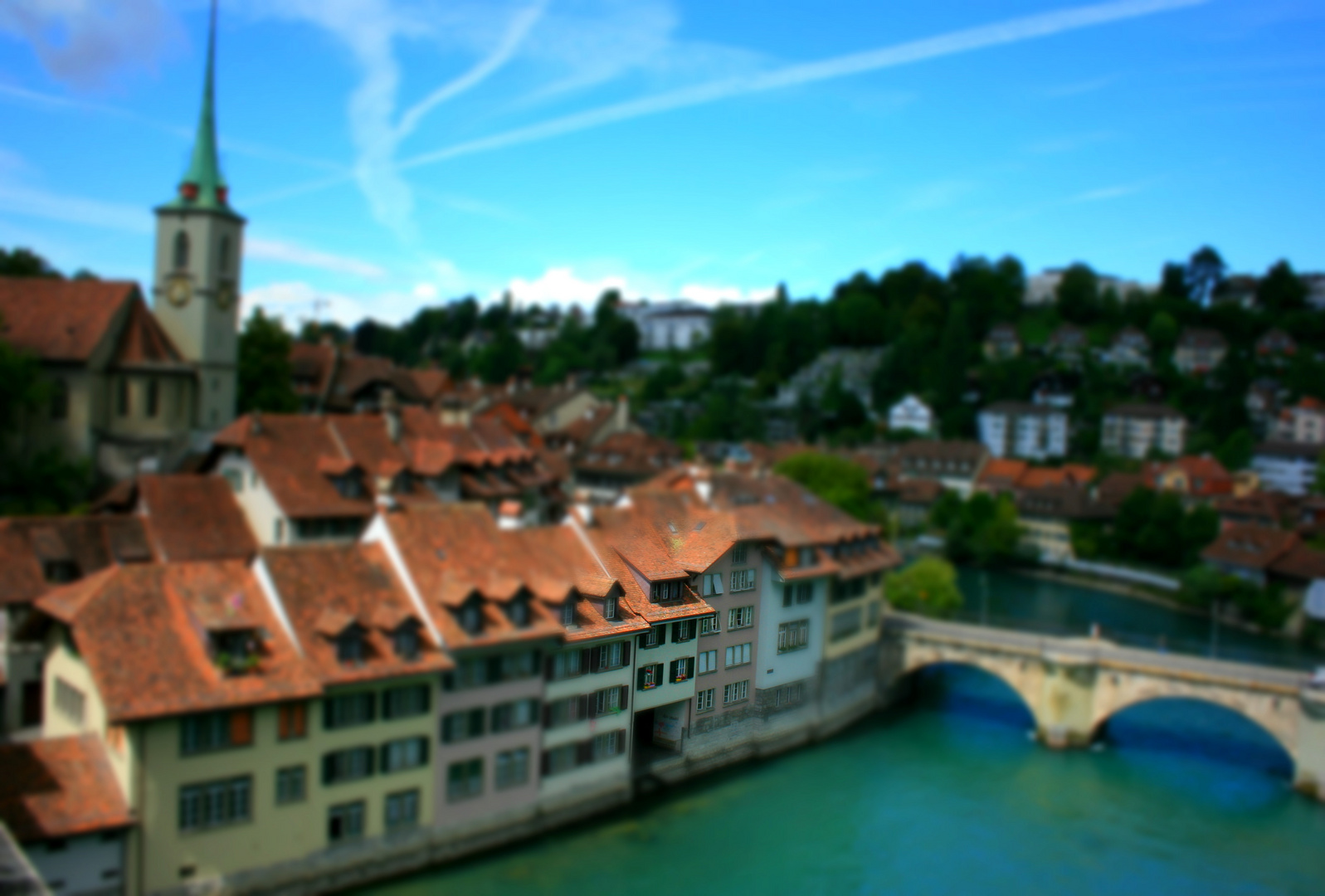 Bern mit Tilt Shift