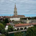 Bern Sicht auf die Altstadt und das Münster