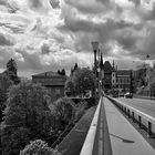  Bern, Wolken, Brücke, Museen und Bar.