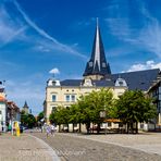 BERNBURG. ALTER MARKT MIT ALTEM RATHAUS.