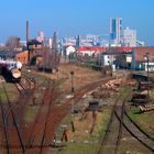 BERNBURG - BLICK AUF VERLASSENE GLEISE