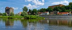 BERNBURG. SAALEWEHR ZIEMLICH TROCKEN.