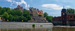 BERNBURG. SCHLOSS HOCH ÜBER DER SAALE