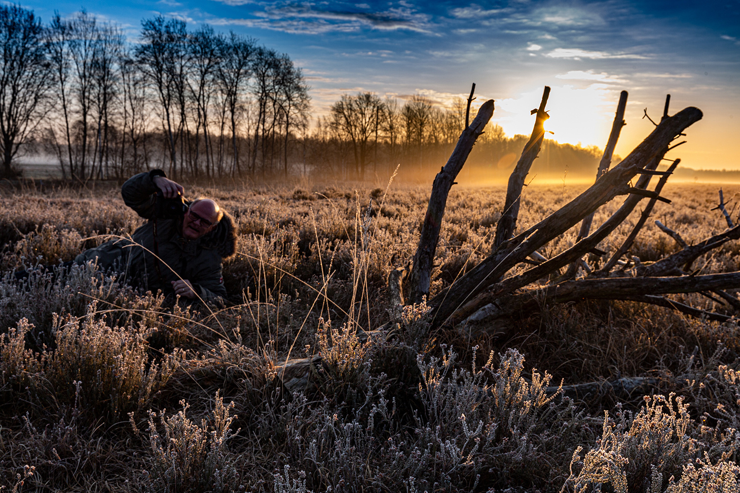 Bernd - making of 'Raureif' -