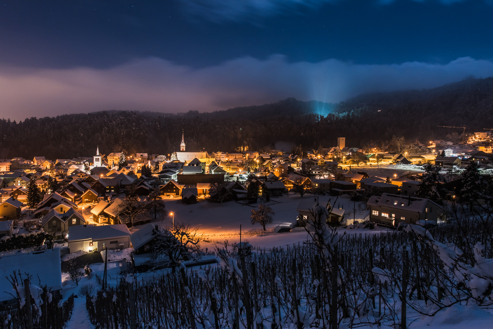 Berneck im Schnee