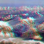 Berner Alpen  - Anaglyphe