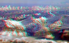 Berner Alpen  - Anaglyphe