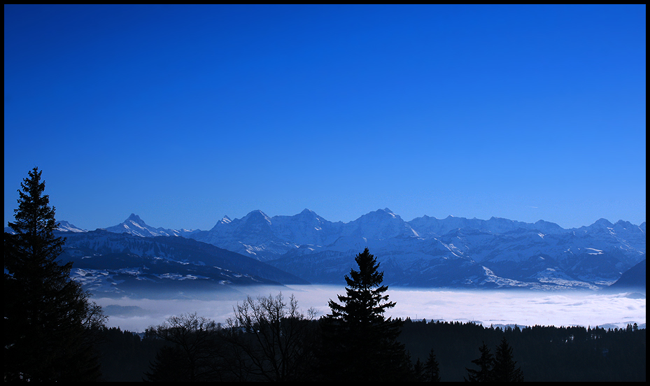 Berner Alpen - Eiger, Mönch & Jungfrau