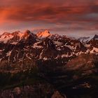 Berner Alpen im Morgenlicht