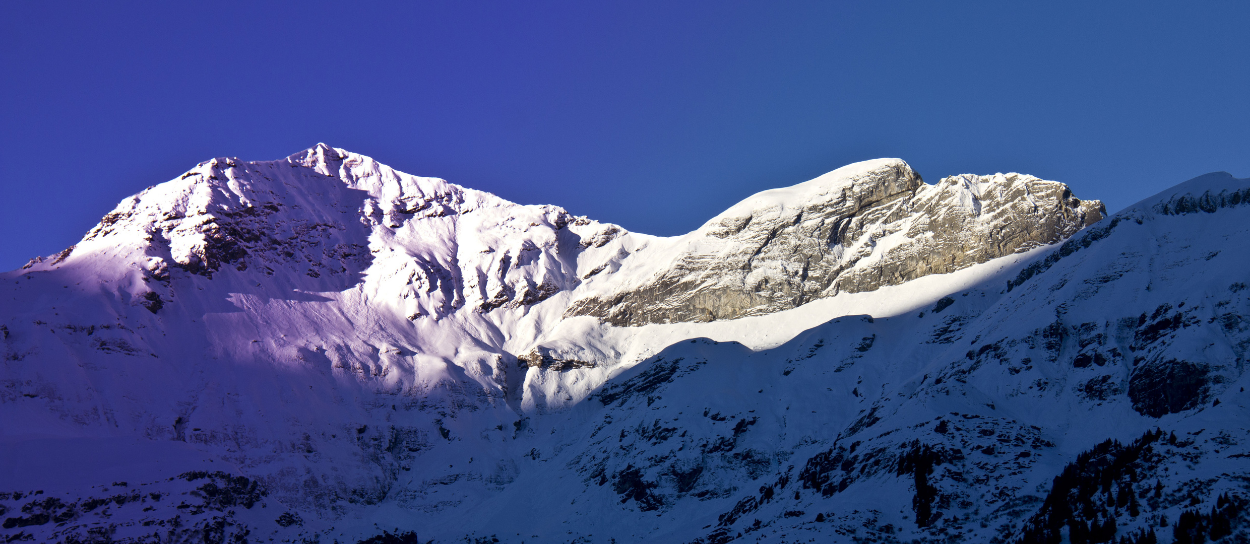 Berner Alpen von Wengen aus