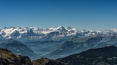 Berner Alpenpanorama mit Eiger, Mönch und Jungfrau
