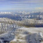 Berner Oberland - Schweiz - 3D Intertlaced Bild an einem Polfilter Monitor oder 3D TV anschauen.