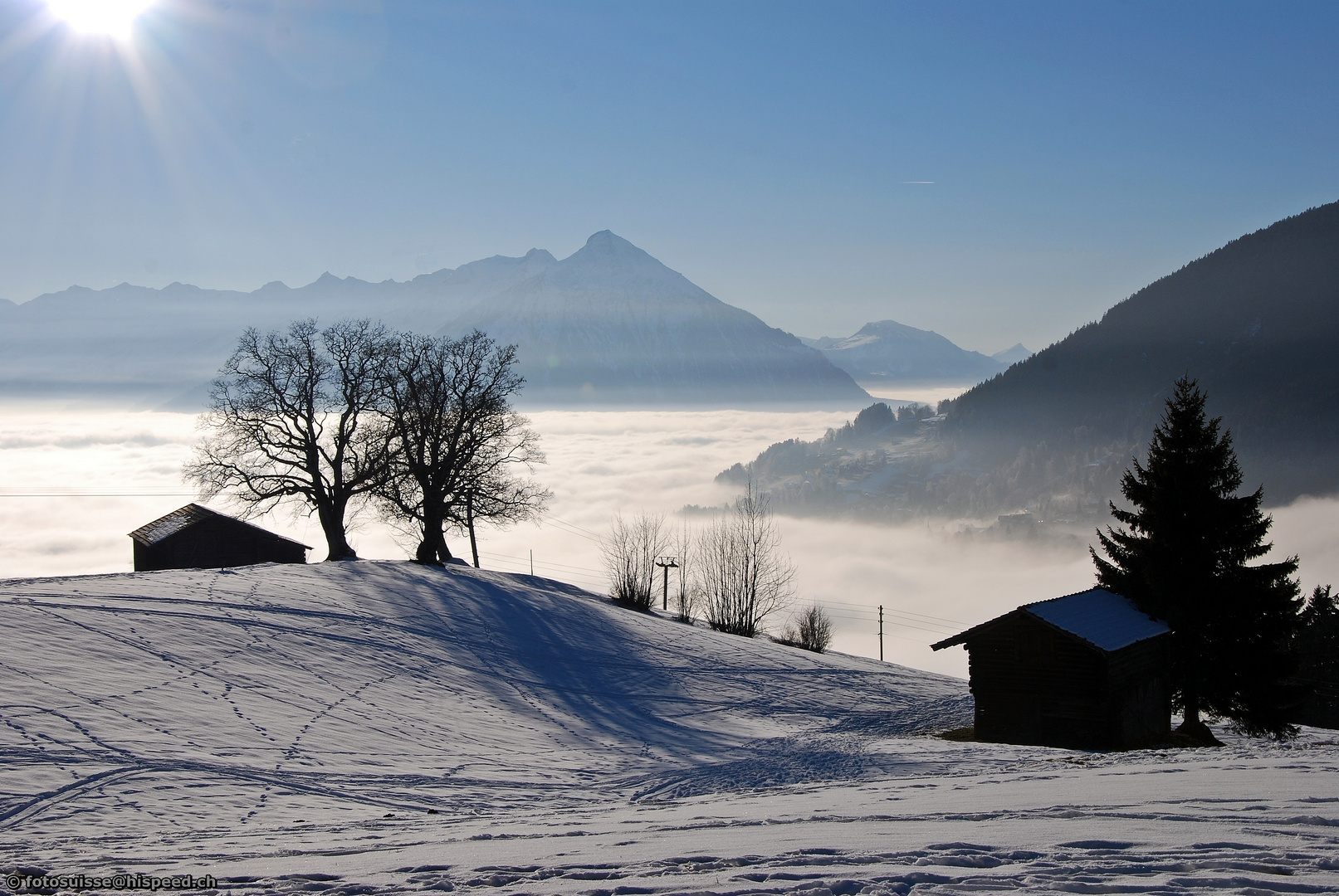 Berner Oberland - über dem Nebelmeer