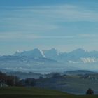 Berner Oberland vom Gurten (Bern) gesehen