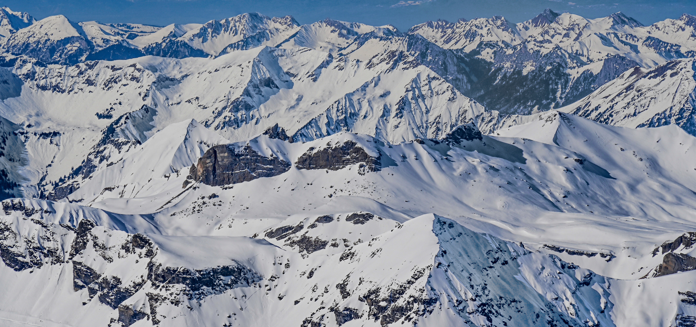 Berneralpen vom Jungfraujoch