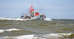 Bernhard Gruben auf hoher See vor Norderney