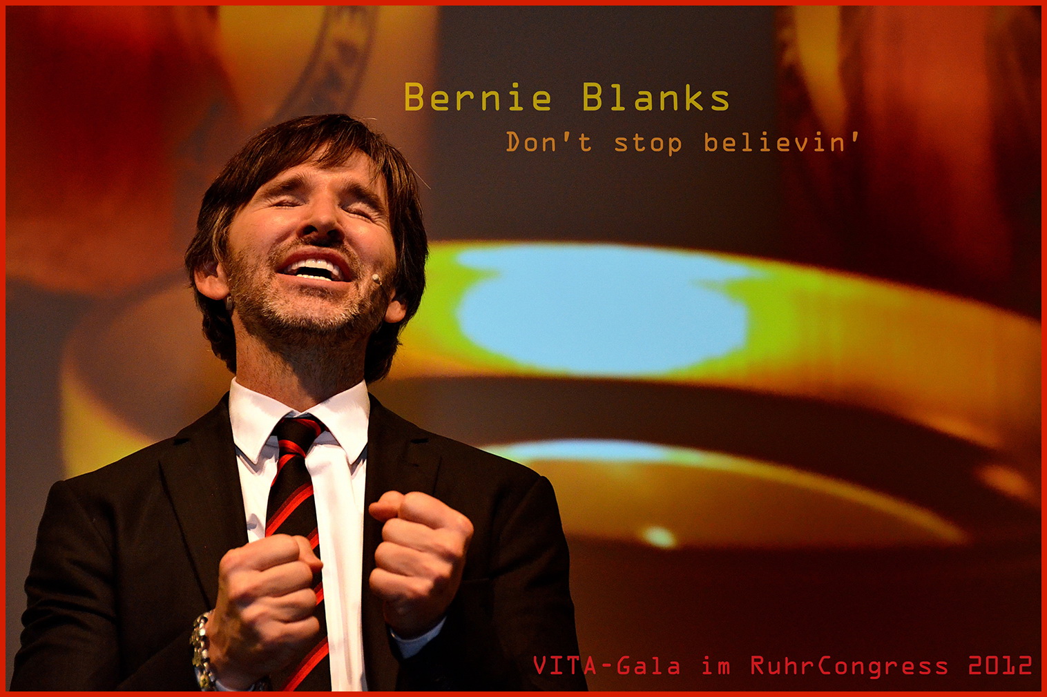 Bernie Blanks - Don't stop believin' Gala 2012