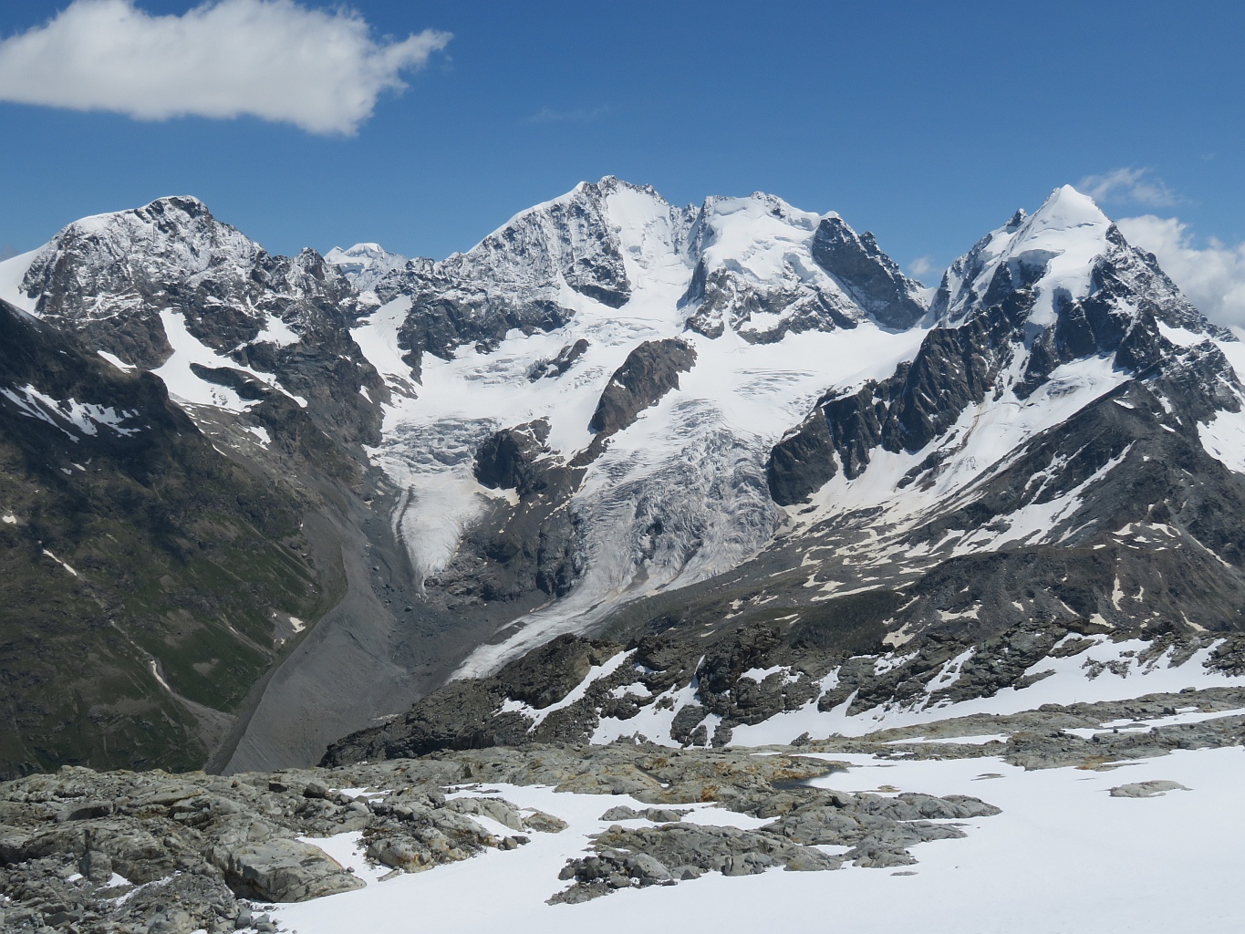 Bernina Foto & Bild landscape, mountains, glaciers Bilder auf