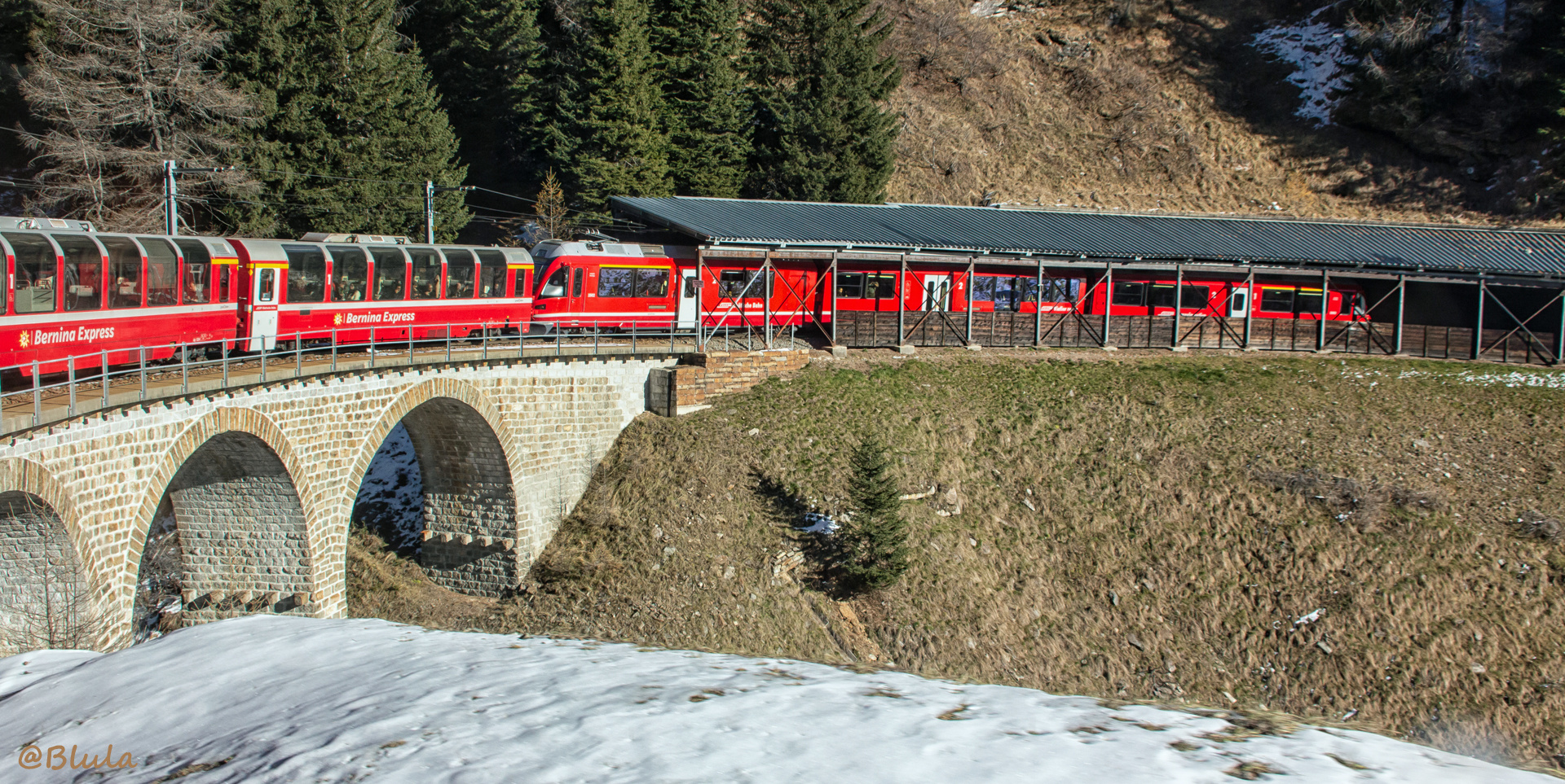 Bernina-Express, abwärts Richtung Süden (2)