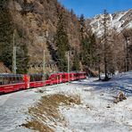 Bernina-Express, abwärts Richtung Süden
