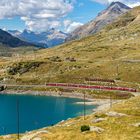 Bernina-Express am Lago die Poschiavo