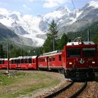 Bernina-Express bei Montebello