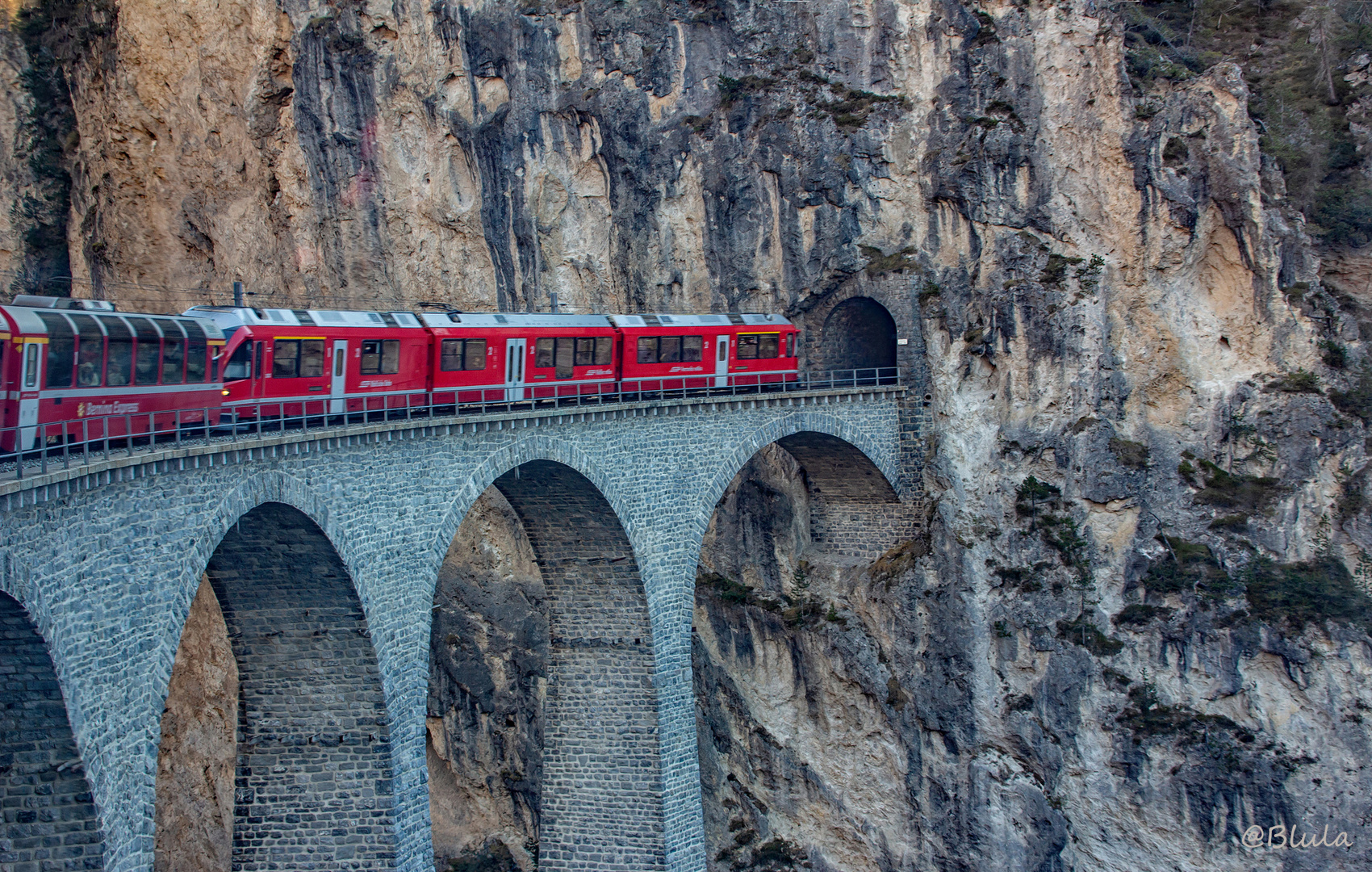  Bernina-Express, Landwasser-Viadukt