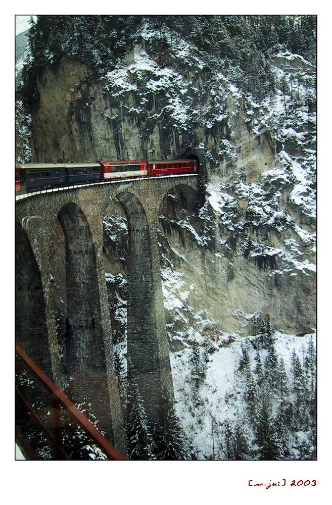 Bernina Express - Landwasserviadukt